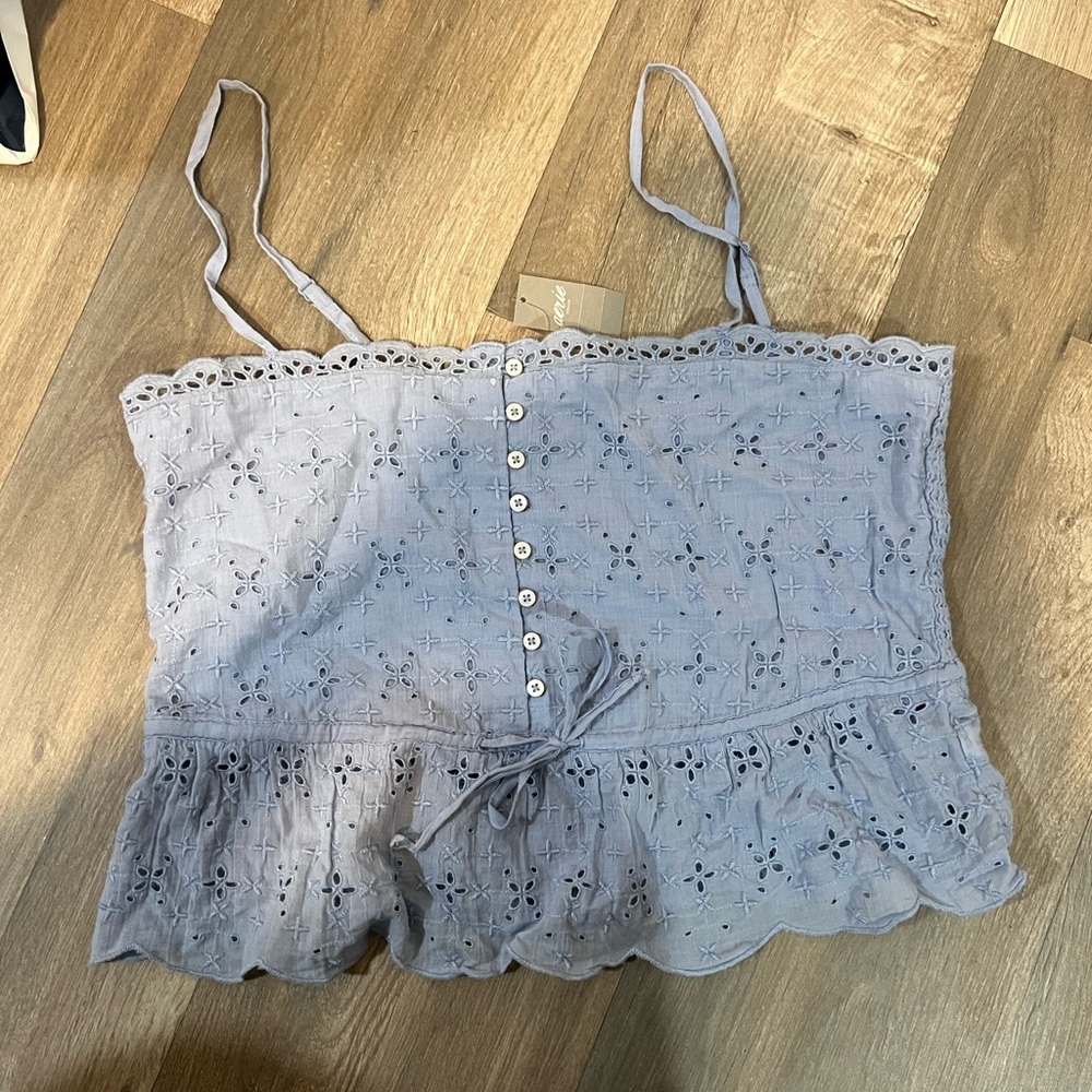 Aerie - eyelet tank top
